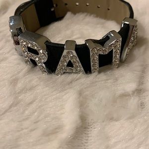 DRAMA bracelet on black strap!!